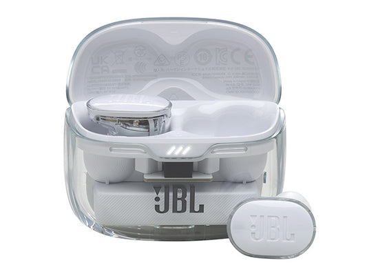 JBL Tune Flex Buds True Wireless BT Noise Cancelling Earbuds, Ghost (Open Box)