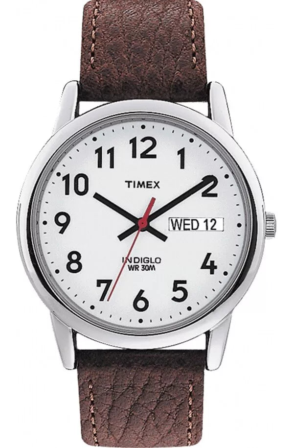 Timex Mens Easy Reader Indiglo Watch | 35mm | Water Resistant | T20041